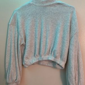 turtleneck cropped sweater